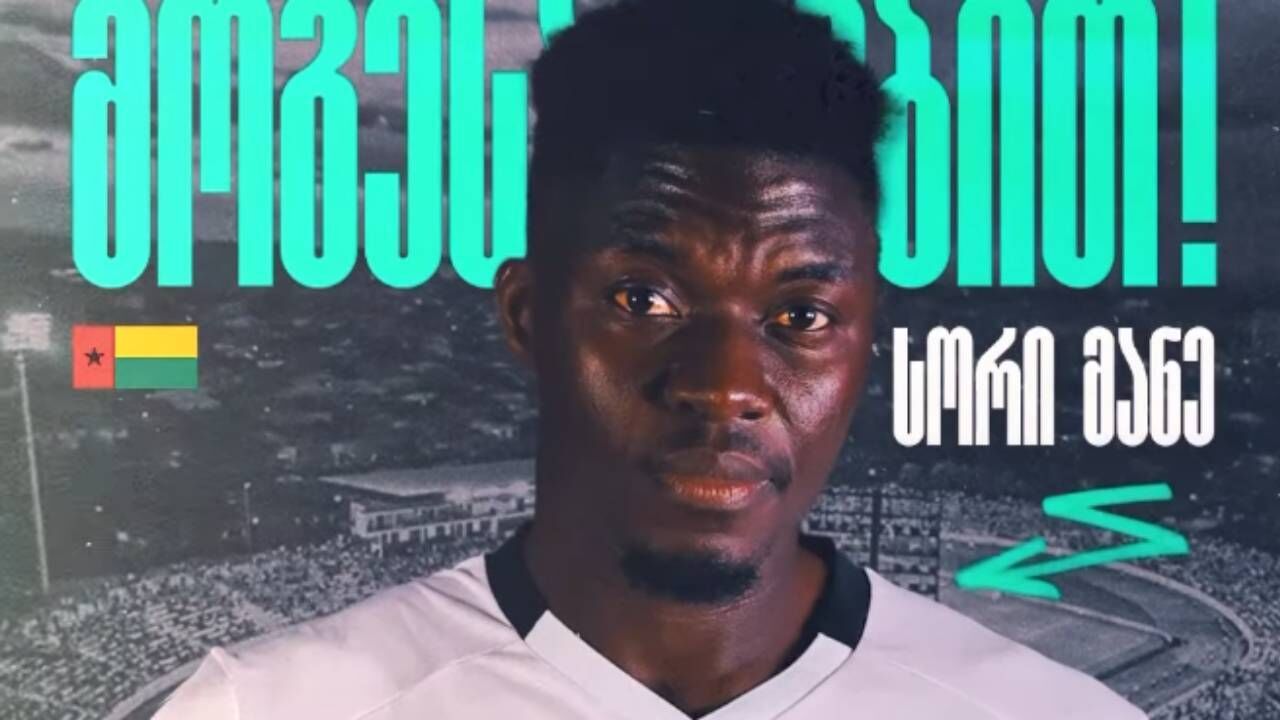 Sori Mané, médio guineense, reforça o Torpedo Kutaisi da Geórgia após passagem pelo Ac. Viseu