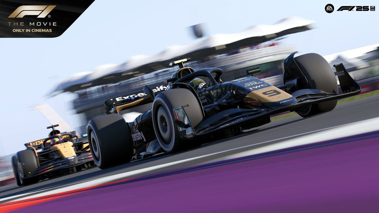 Novo jogo F1 25 inclui cenários inspirados no filme, com APXGP em modo carreira