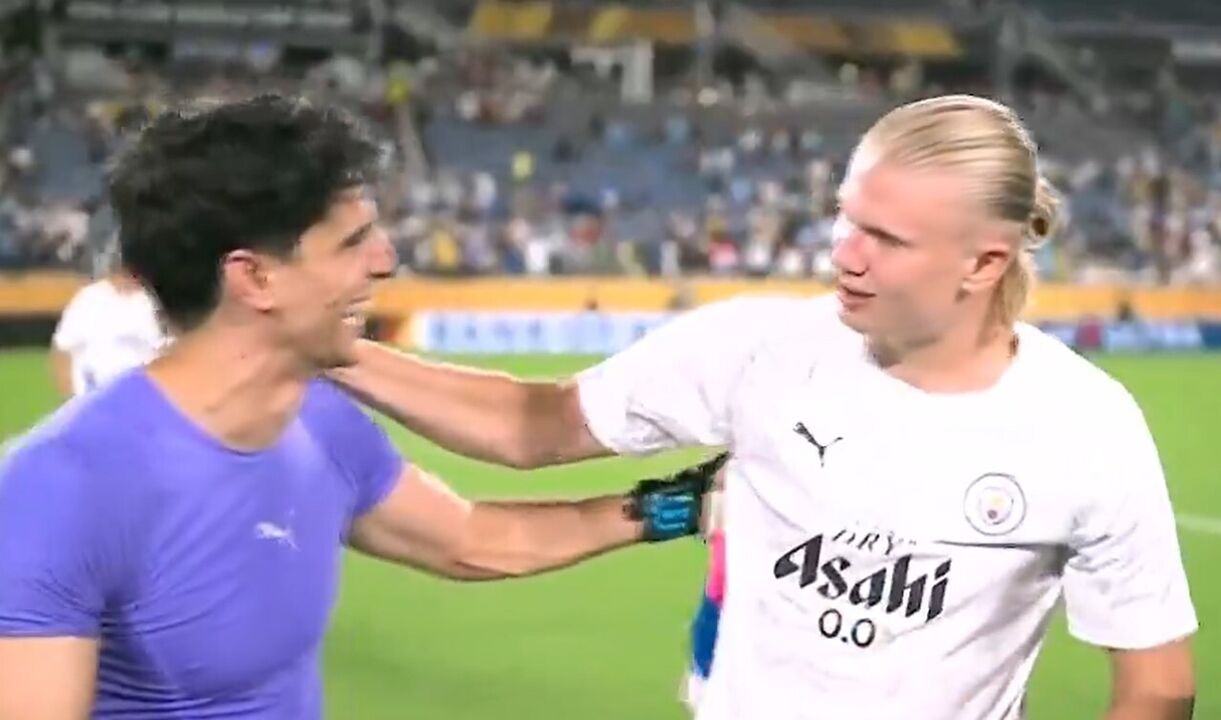 Haaland desmente alegado convite a Bono para o Man. City após jogo com Al Hilal