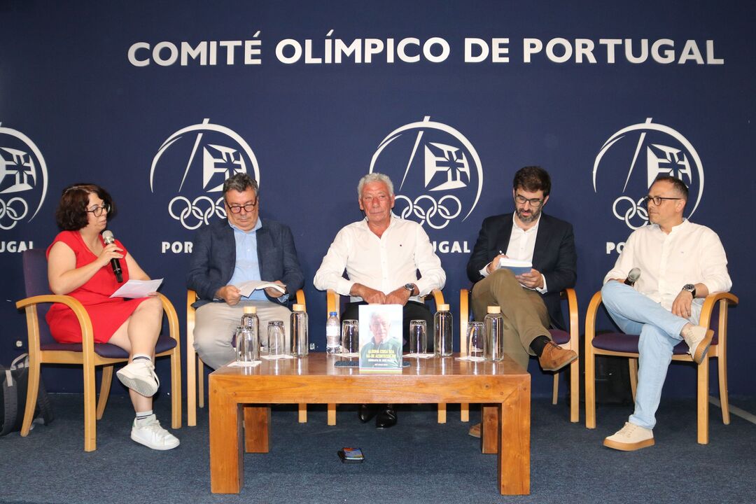 Apresentação da biografia de José Poeira no Comité Olímpico de Portugal
