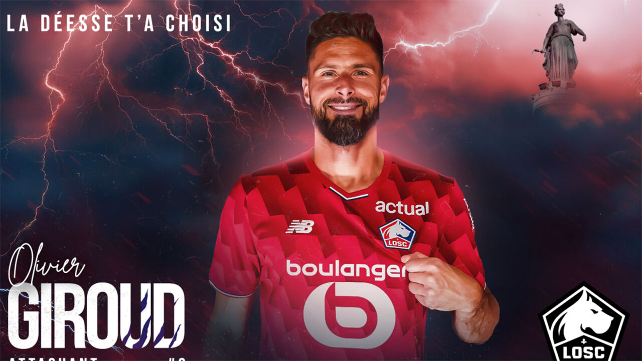 Olivier Giroud regressa ao Lille, após passagem pelos Los Angeles FC
