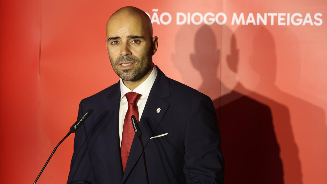 João Diogo Manteigas foi o primeiro a apresentar candidatura à presidência do Benfica