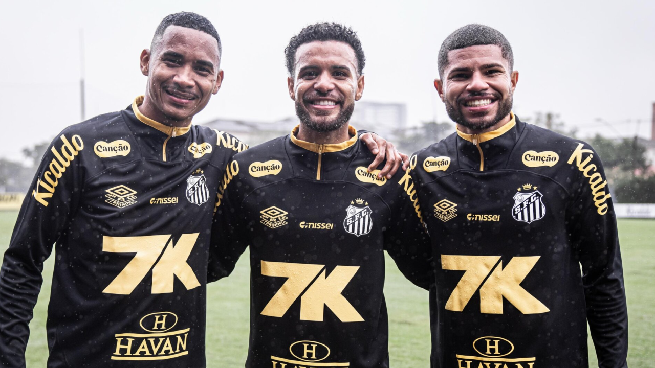 Craques da Kings League reforçam treino do Santos