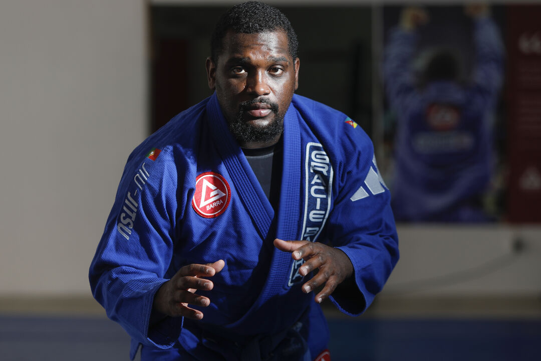 Mauro Riquicho, ex-jogador do Sporting, agora vice-campeão mundial de Jiu-Jitsu