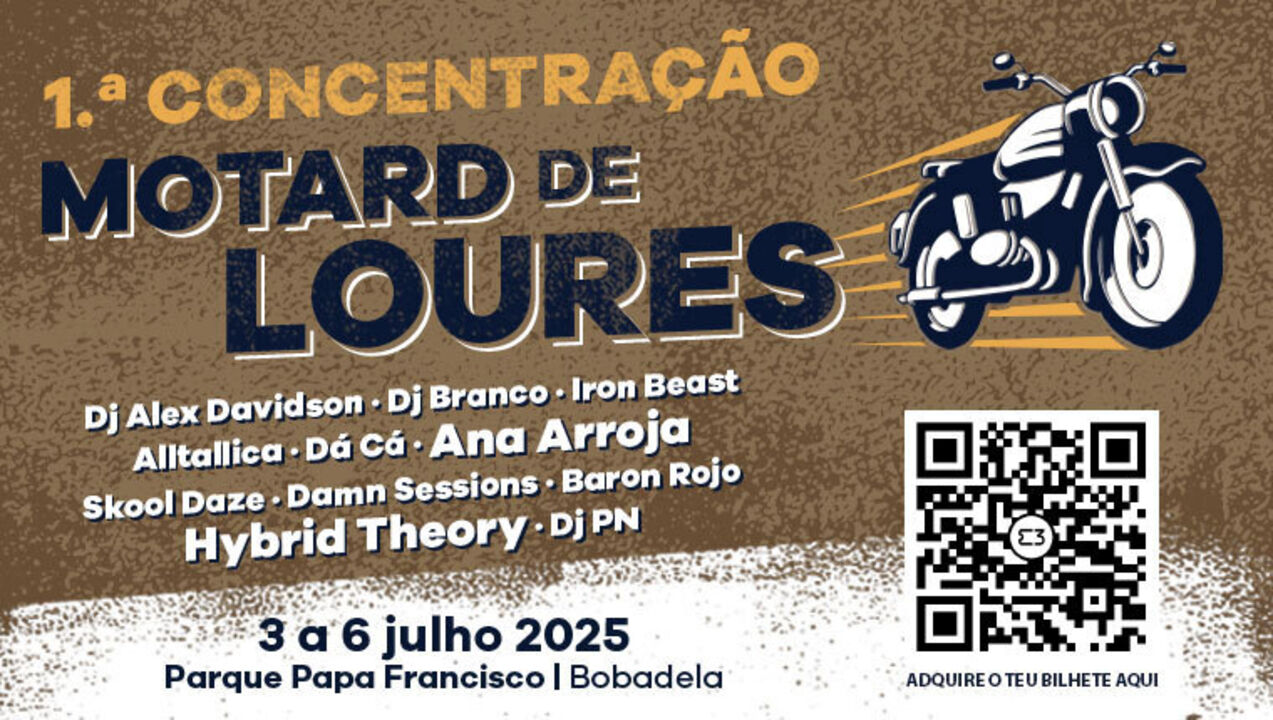 Loures acolhe concentração motard de 3 a 6 de julho com Alex Davidson e Ana Arroja