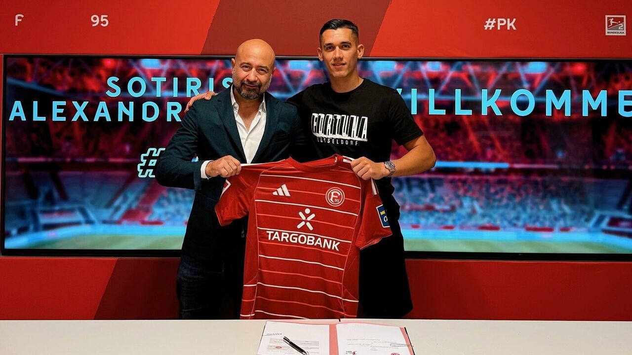 Sotiris Alexandropoulos assina pelo Fortuna Düsseldorf