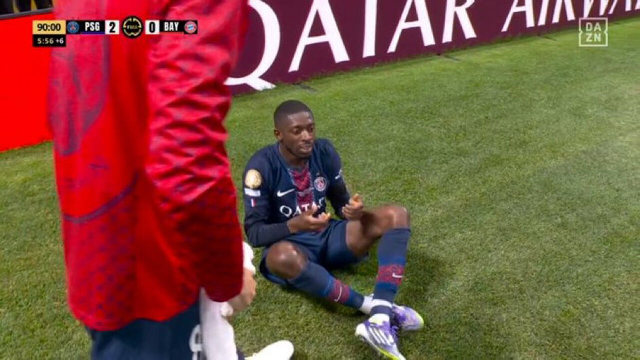 Dembélé homenageia Diogo Jota após marcar pelo PSG