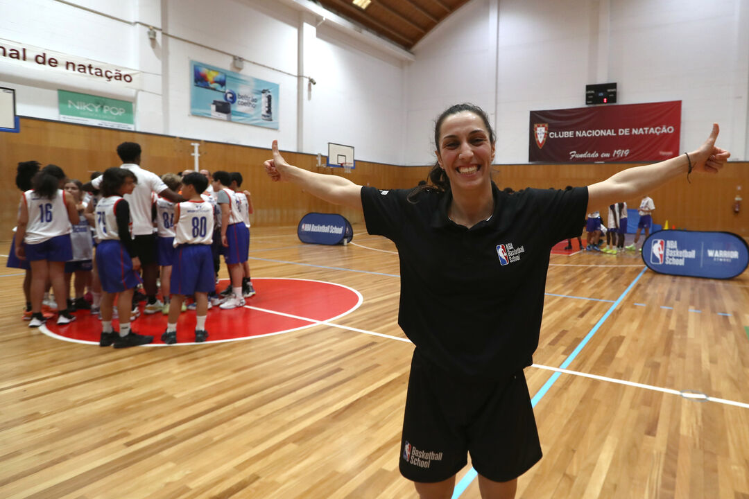 Inês Viana inspira jovens no NBA Basketball School Portugal