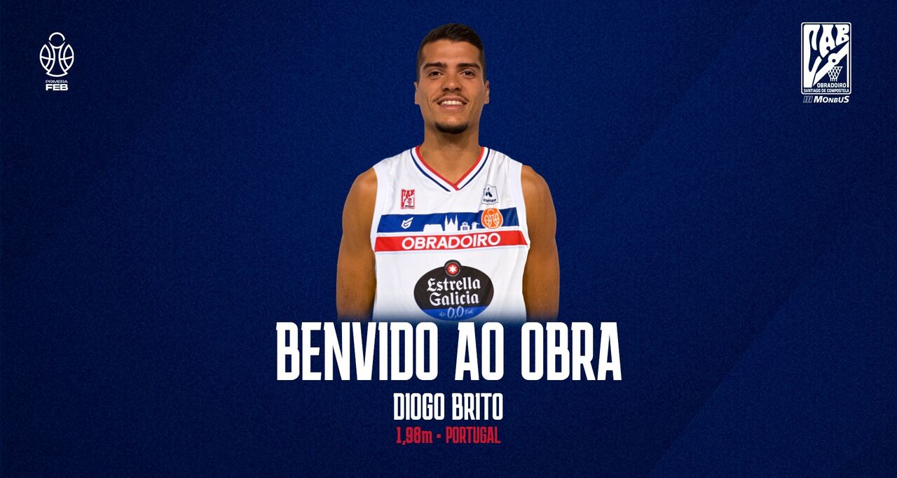 Diogo Brito reforça o Obradoiro, equipa espanhola