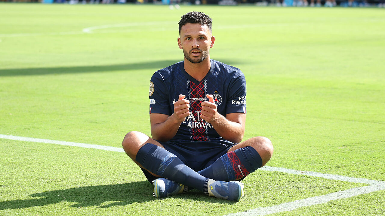 Gonçalo Ramos celebrou golo do PSG contra o Real Madrid no Mundial de Clubes.
