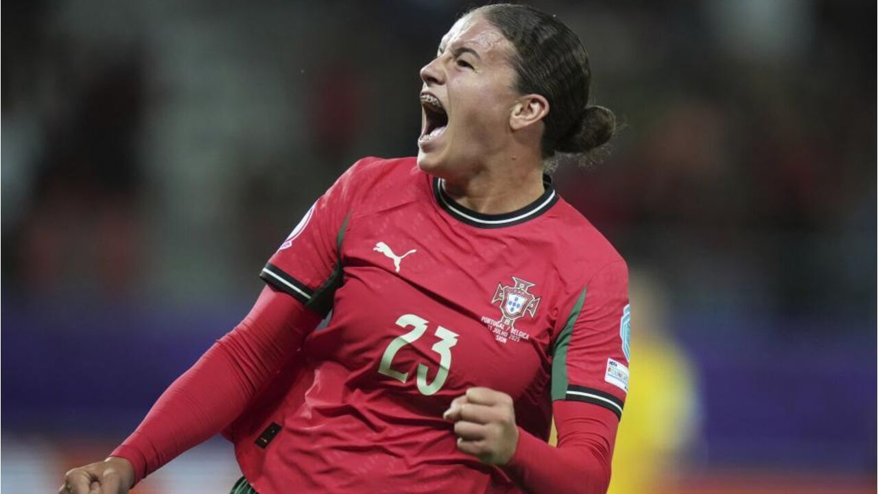 Telma Encarnação marcou no jogo de Portugal no Euro