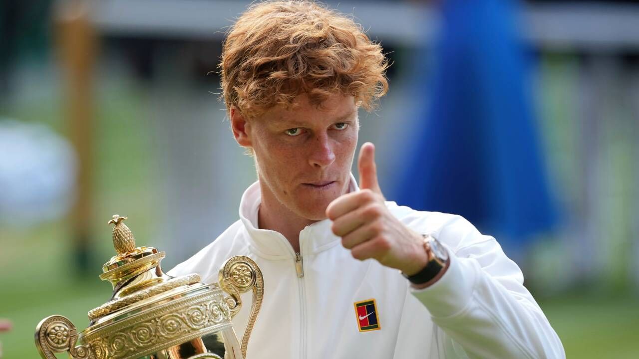 Jannik Sinner bateu Carlos Alcaraz na final de Wimbledon