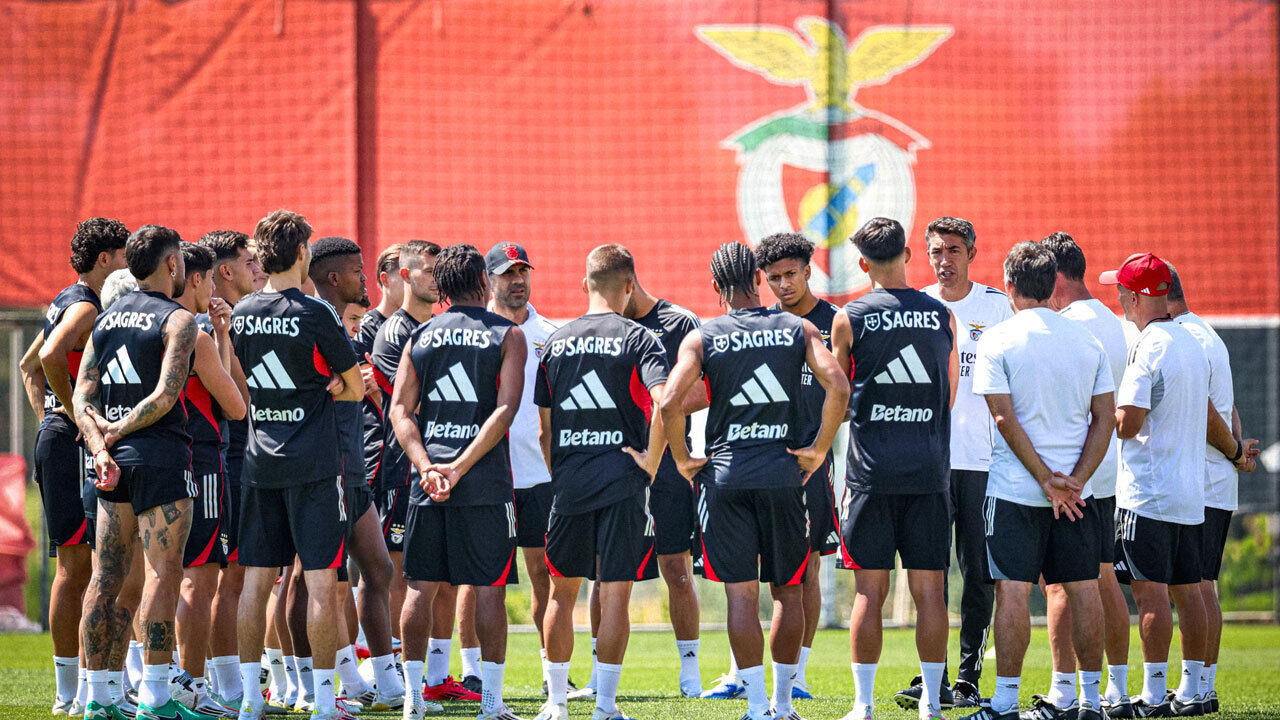Benfica faz primeiro treino na pré-temporada