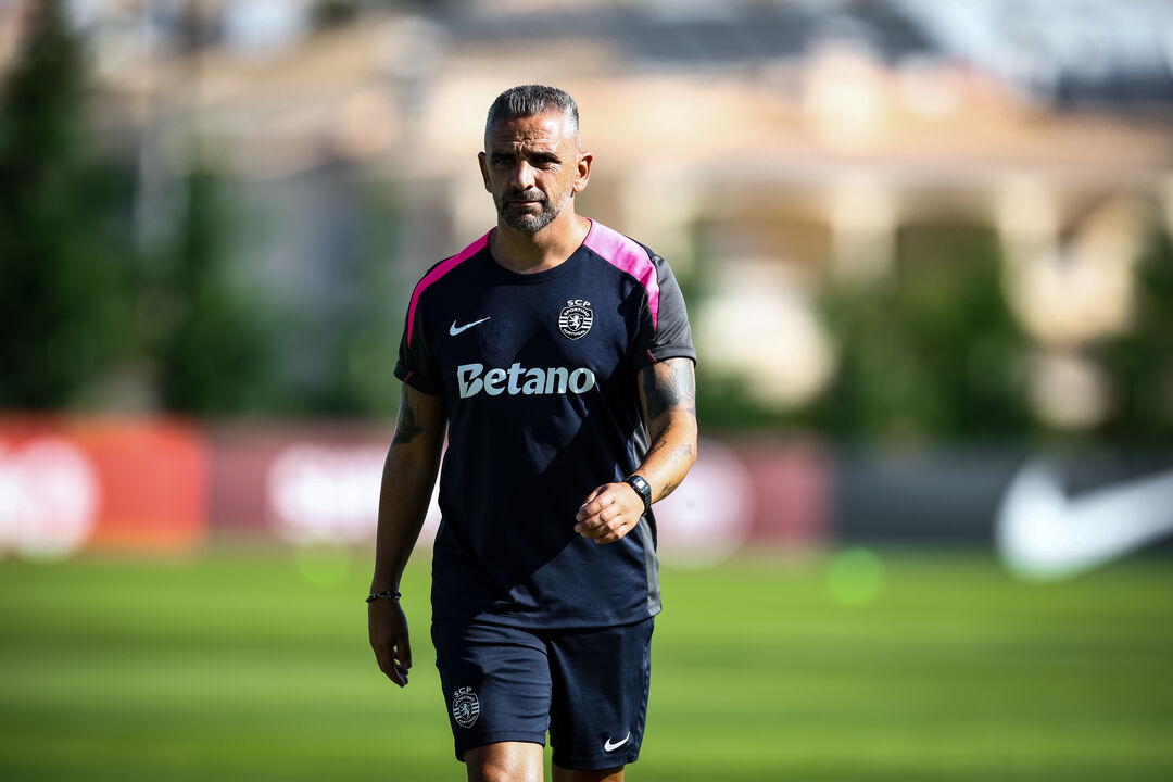 Rui Borges, treinador do Sporting