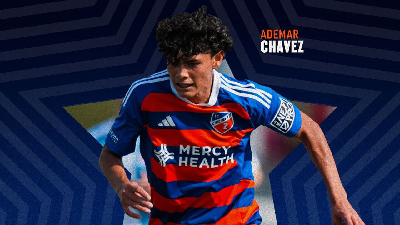 Ademar Chávez, médio do FC Cincinnati, faz testes no Benfica Campus