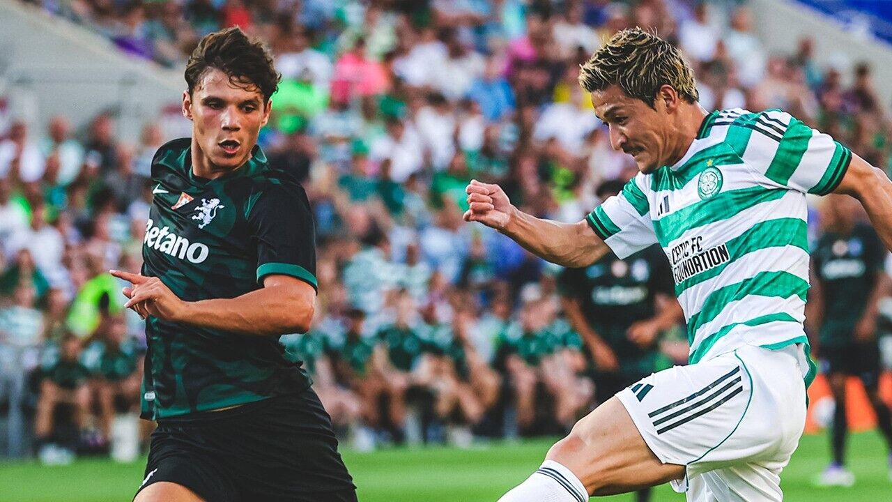 Sporting e Celtic disputam um jogo particular de pré-temporada
