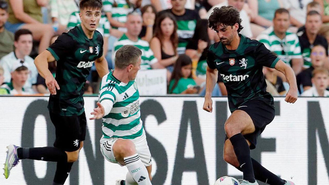 Sporting e Celtic medem forças num jogo com um novo sistema tático