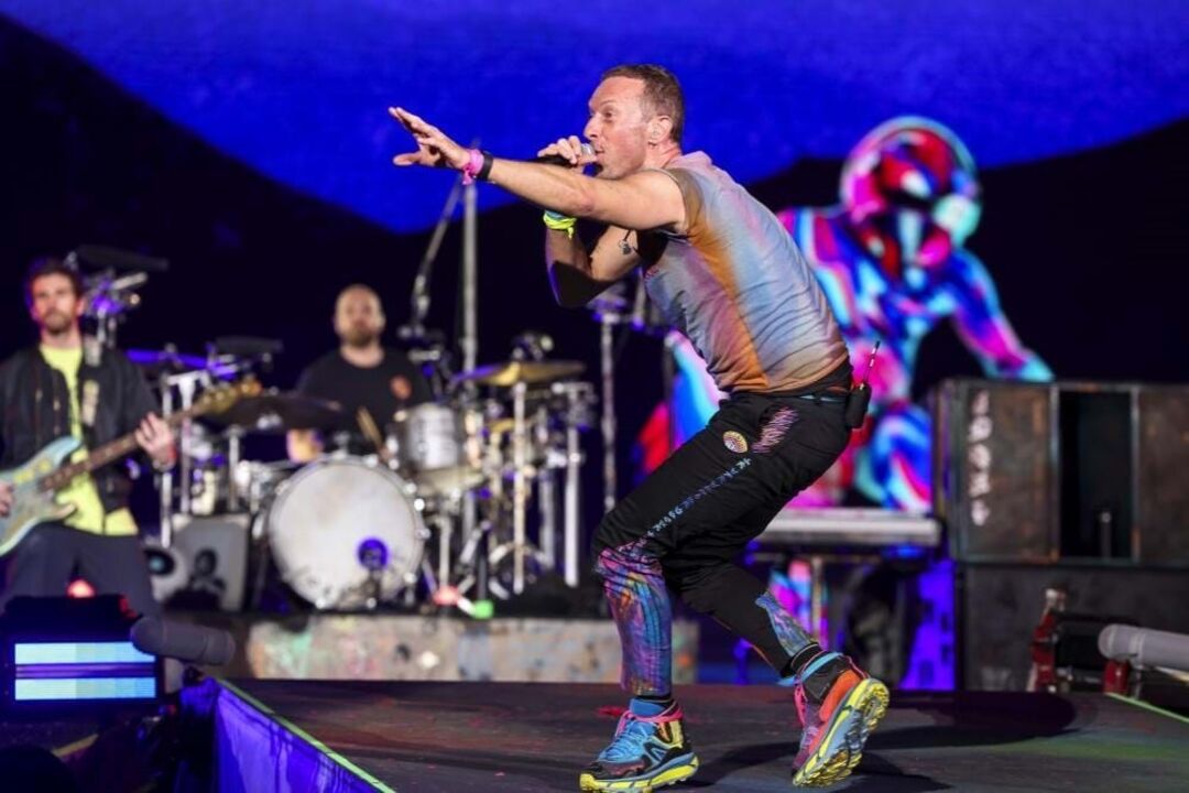 Banda britânica Coldplay em concerto no Estádio Cidade de Coimbra 
