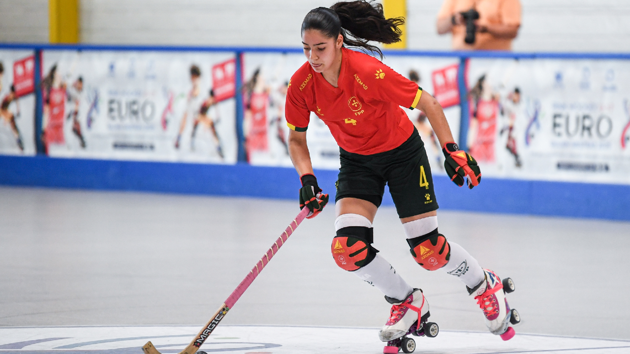 Luísa Araújo marcou no empate entre Portugal e Alemanha no Europeu Sub-17 em Gujan-Mestras