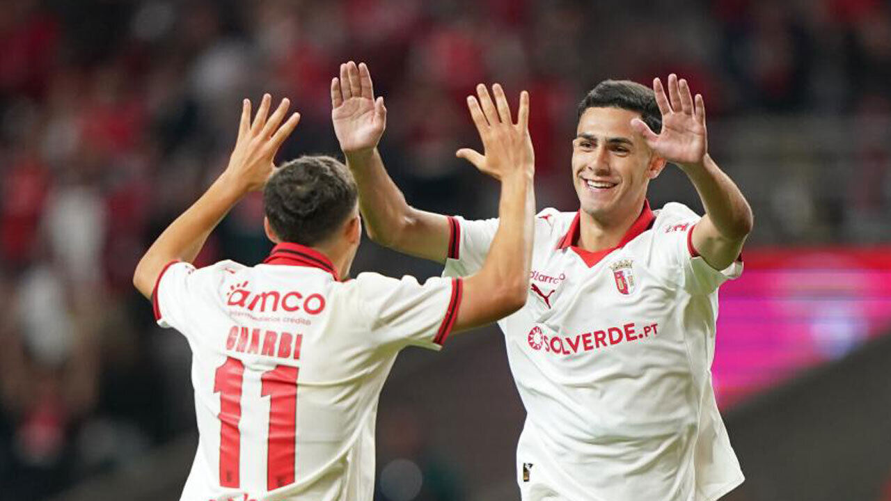 Braga vence Celta Vigo com golos de Gorby, Zalazar e Diego Rodrigues