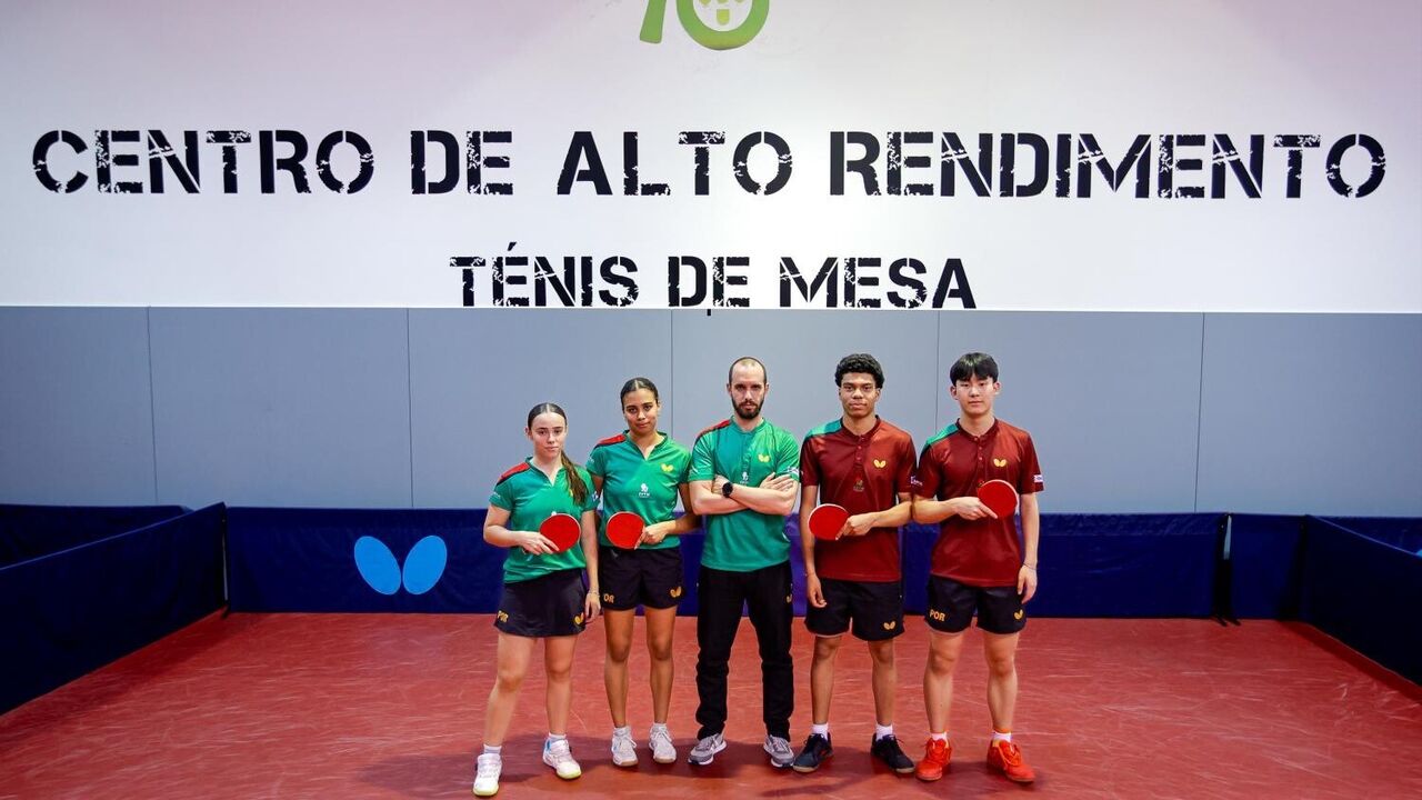 Equipa de ténis de mesa no Centro de Alto Rendimento ambiciona Jogos Olímpicos