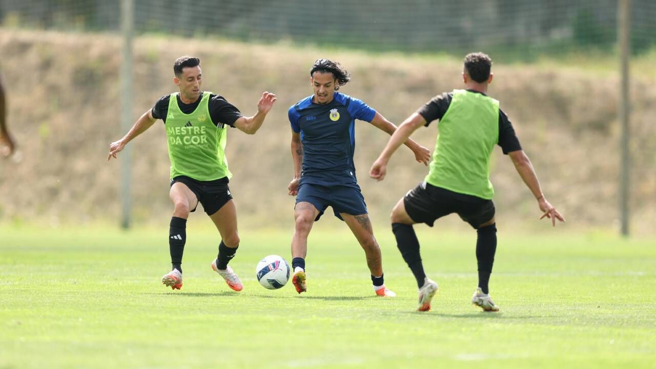 Jogo de treino do Arouca com o Lus. Lourosa