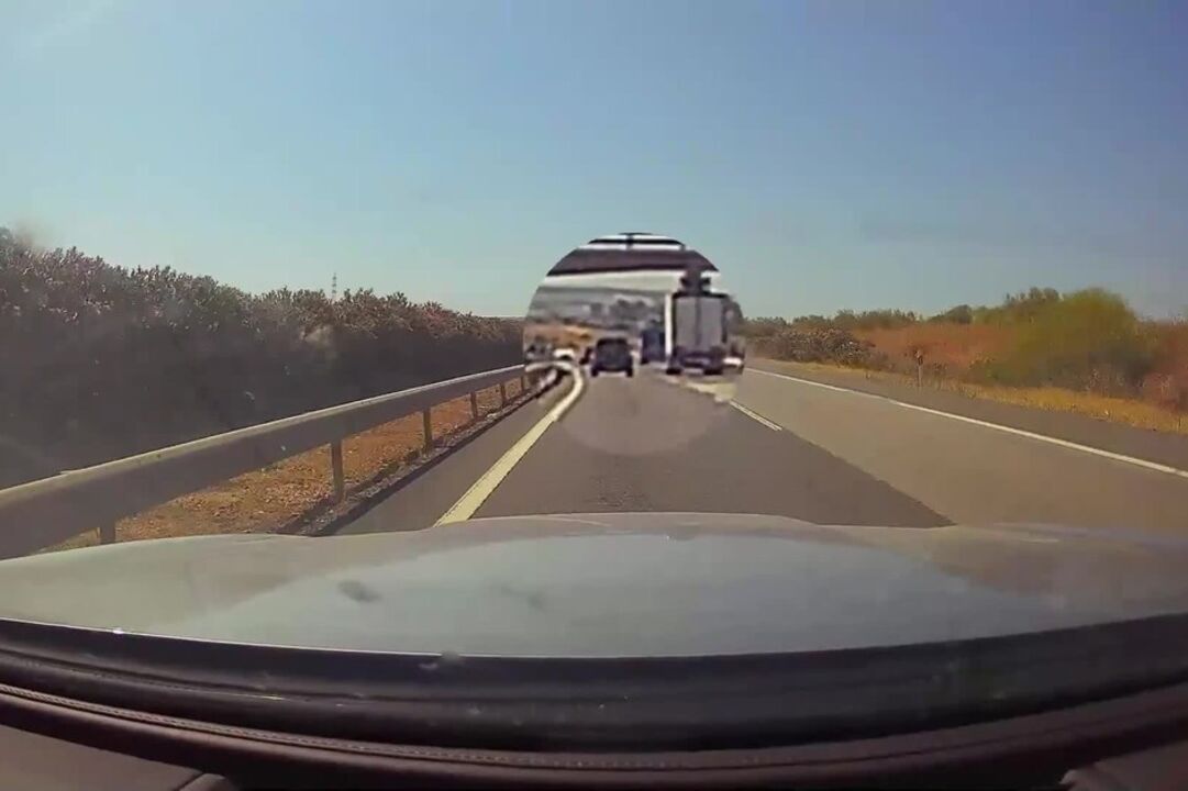 Pânico em auto-estrada espanhola com condutora em contra-mão