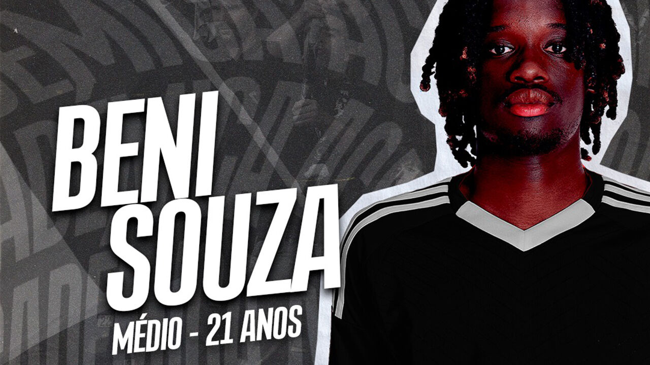 Beni Souza, médio de 21 anos, emprestado pelo Benfica à Académica