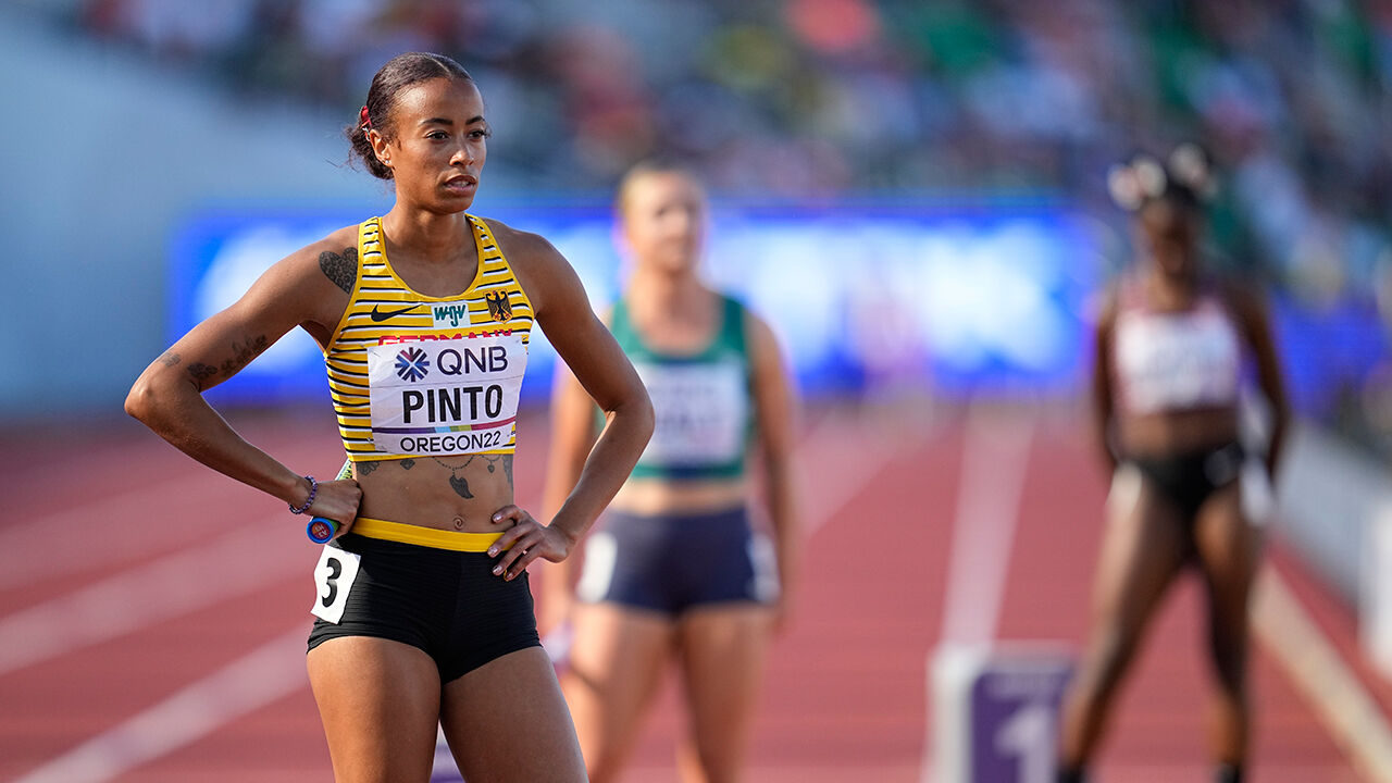 Tatjana Pinto, velocista alemã, poderá competir por Portugal nos Mundiais de Tóquio