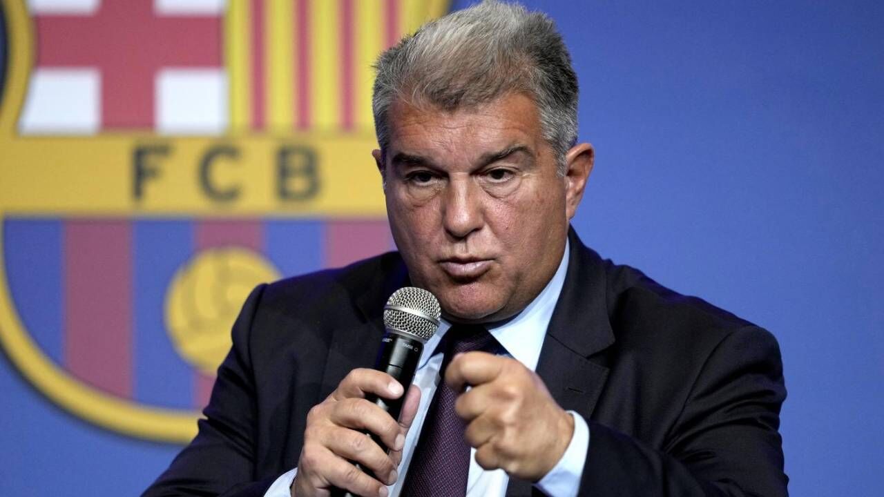 Joan Laporta, presidente do Barcelona