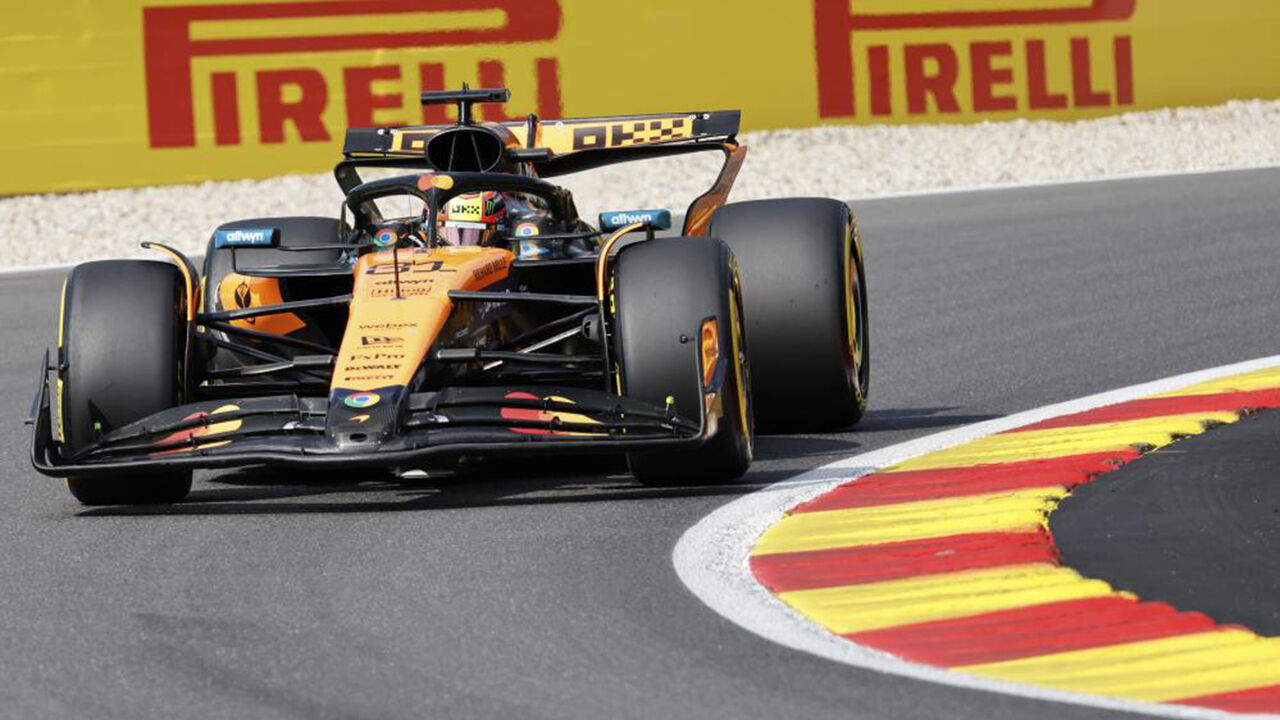 Oscar Piastri conquista pole para a Sprint do GP da Bélgica, seguido por Verstappen e Norris