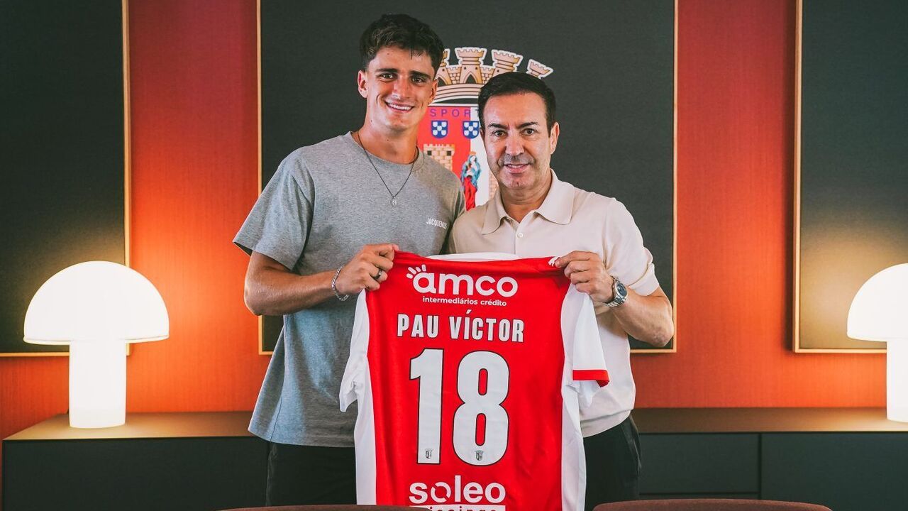 Pau Victor assina pelo Sp. Braga até 2030, com cláusula de 50 milhões de euros