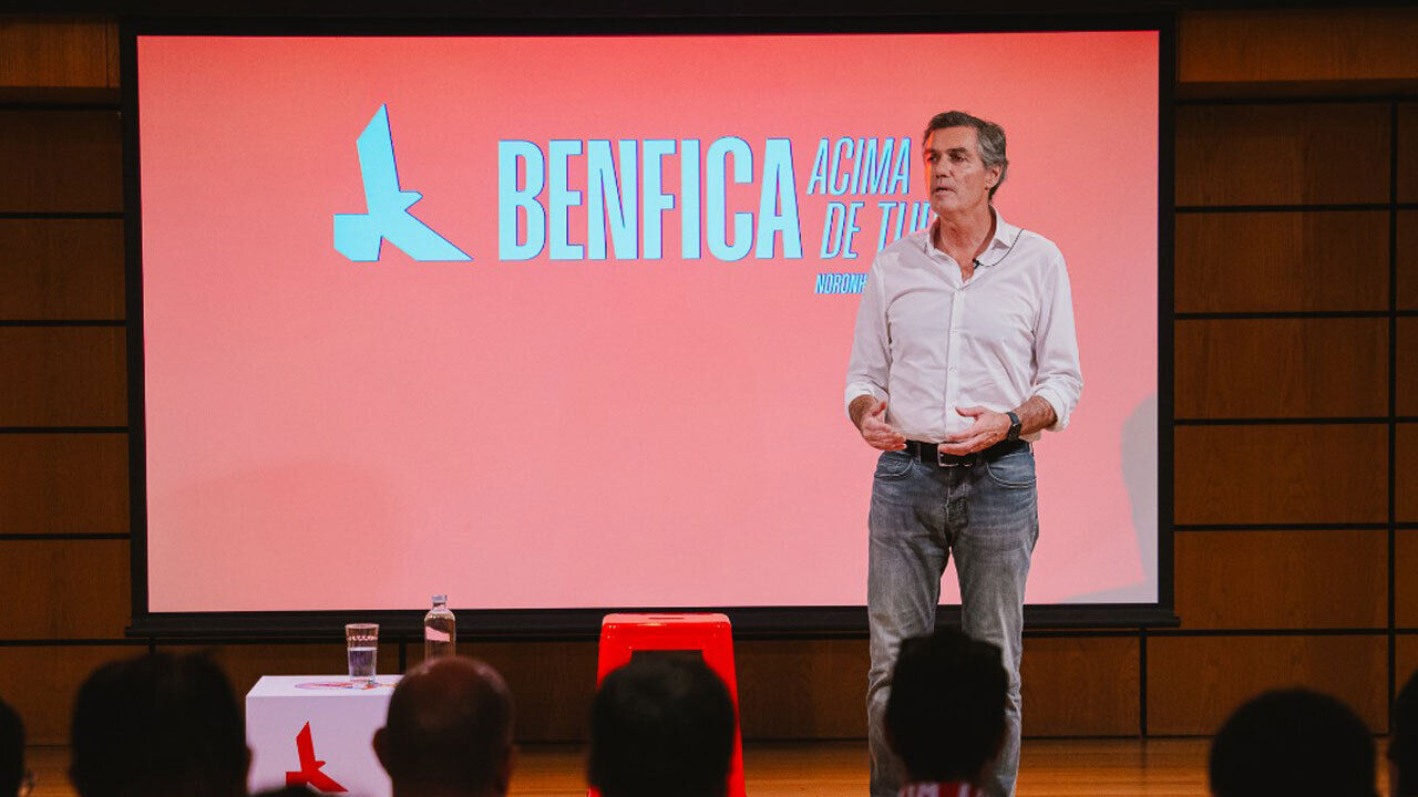 Noronha Lopes  não se mostrou preocupado com a vantagem que é atribuída ao atual presidente, Rui Costa, em sondagens.