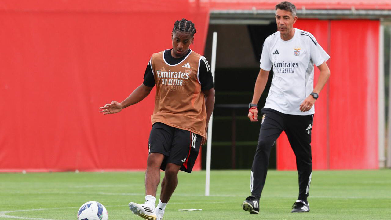 Benfica prepara-se para defrontar o Fenerbahçe na Eusébio Cup no Estádio da Luz