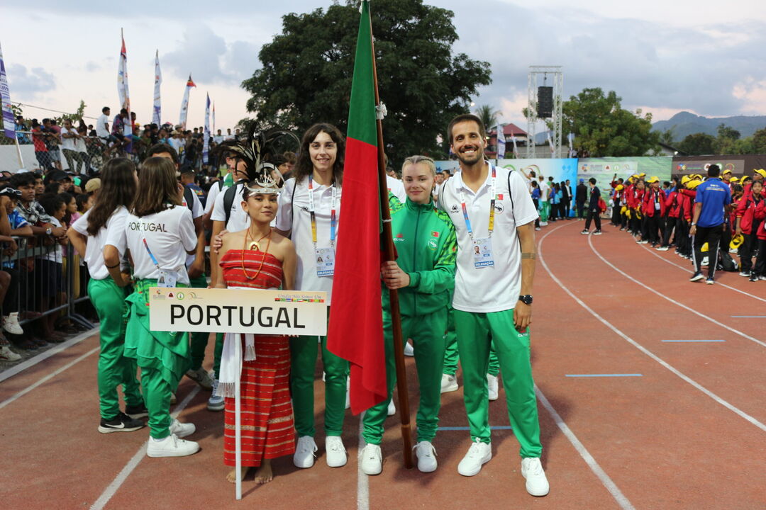 Delegação de Portugal nos Jogos da CPLP em Díli