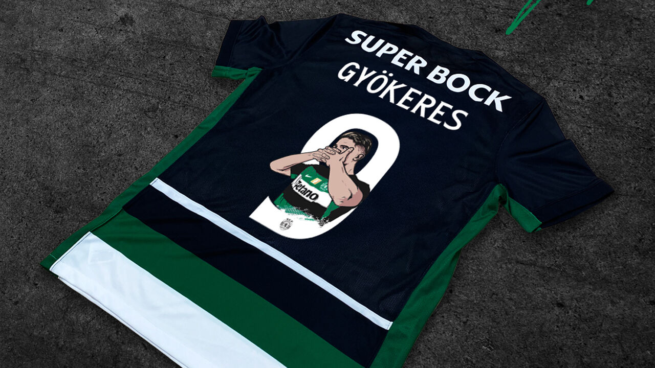 O exemplar assinado por Gyökeres que o Sporting colocou à venda