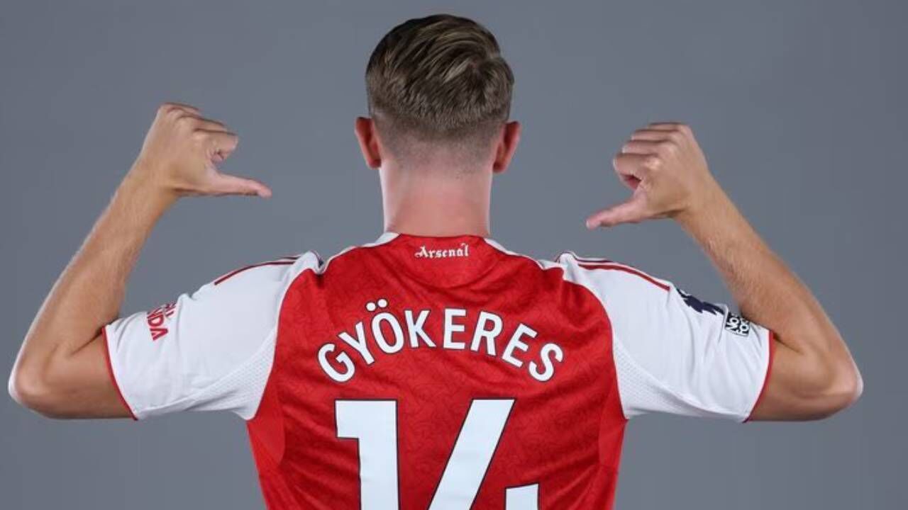 Gyökeres já foi apresentado no Arsenal