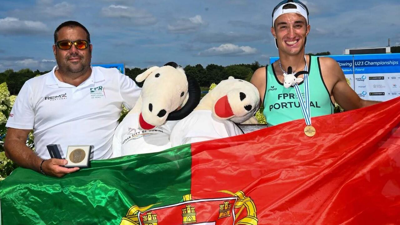 Diogo Gonçalves conquista bronze no Mundial sub-23 de remo em Poznan, Polónia