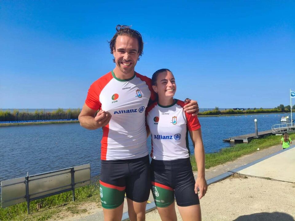 João Duarte e Maria Gomes, vice-campeões mundiais em Montemor-o-Velho