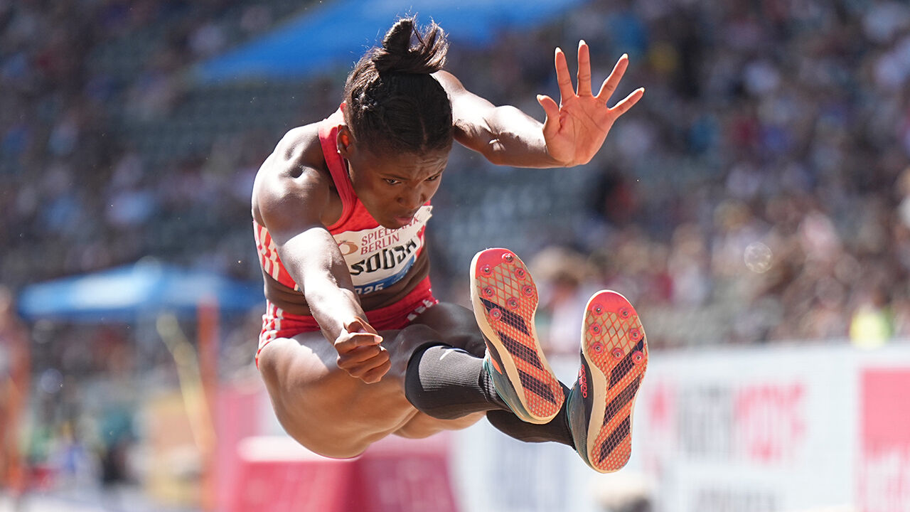Agate de Sousa garante o 2.º lugar no meeting ISTAF de Berlim, no salto em comprimento