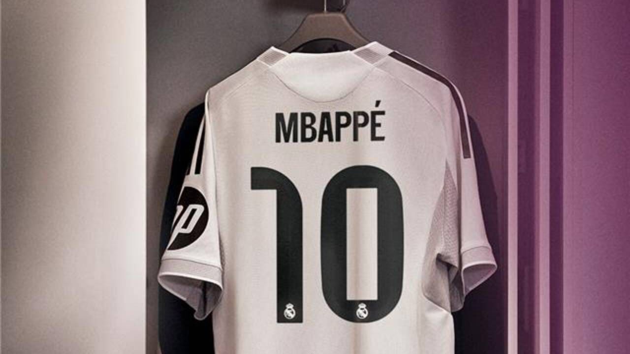 Mbappé assume camisola 10 do Real Madrid