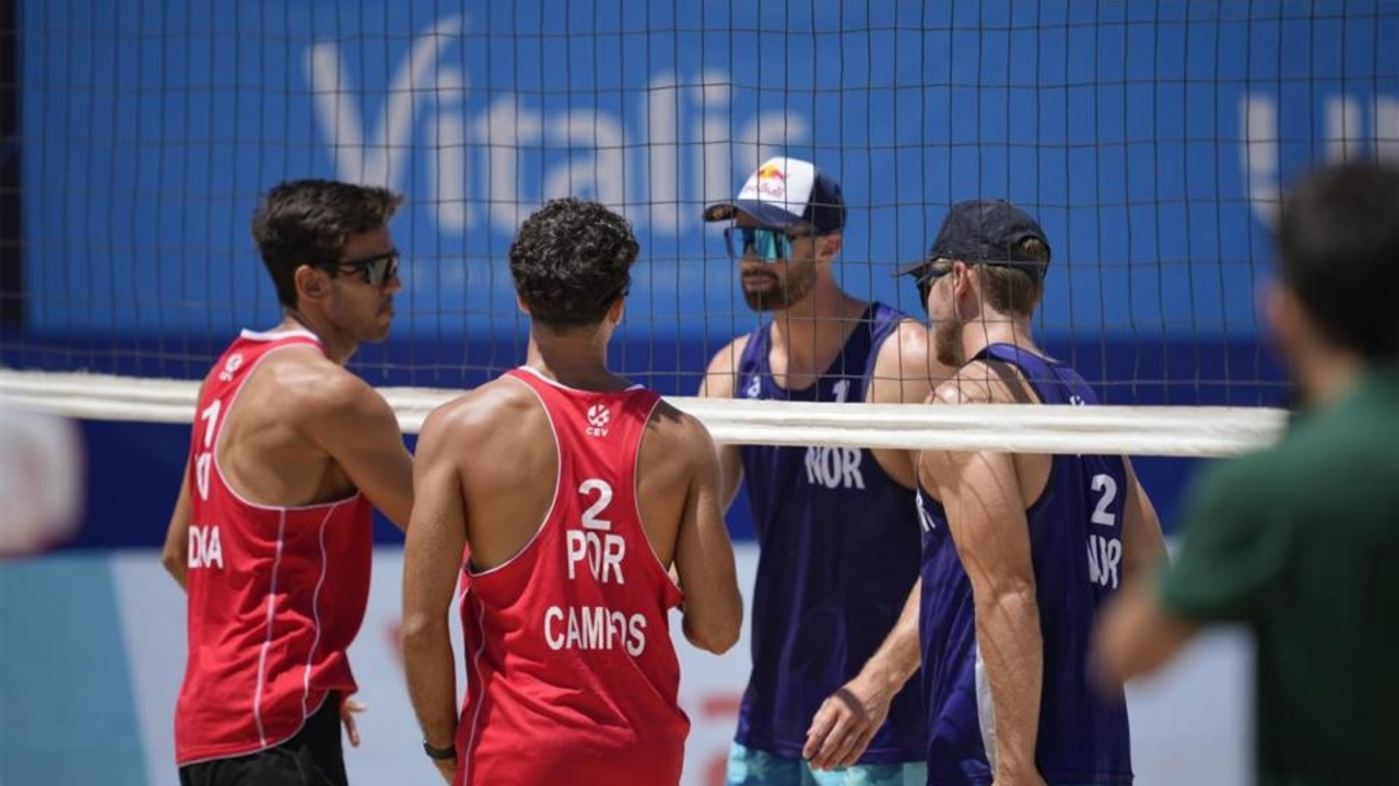 Dupla Pedrosa e Campos perde na estreia no Europeu de voleibol de praia