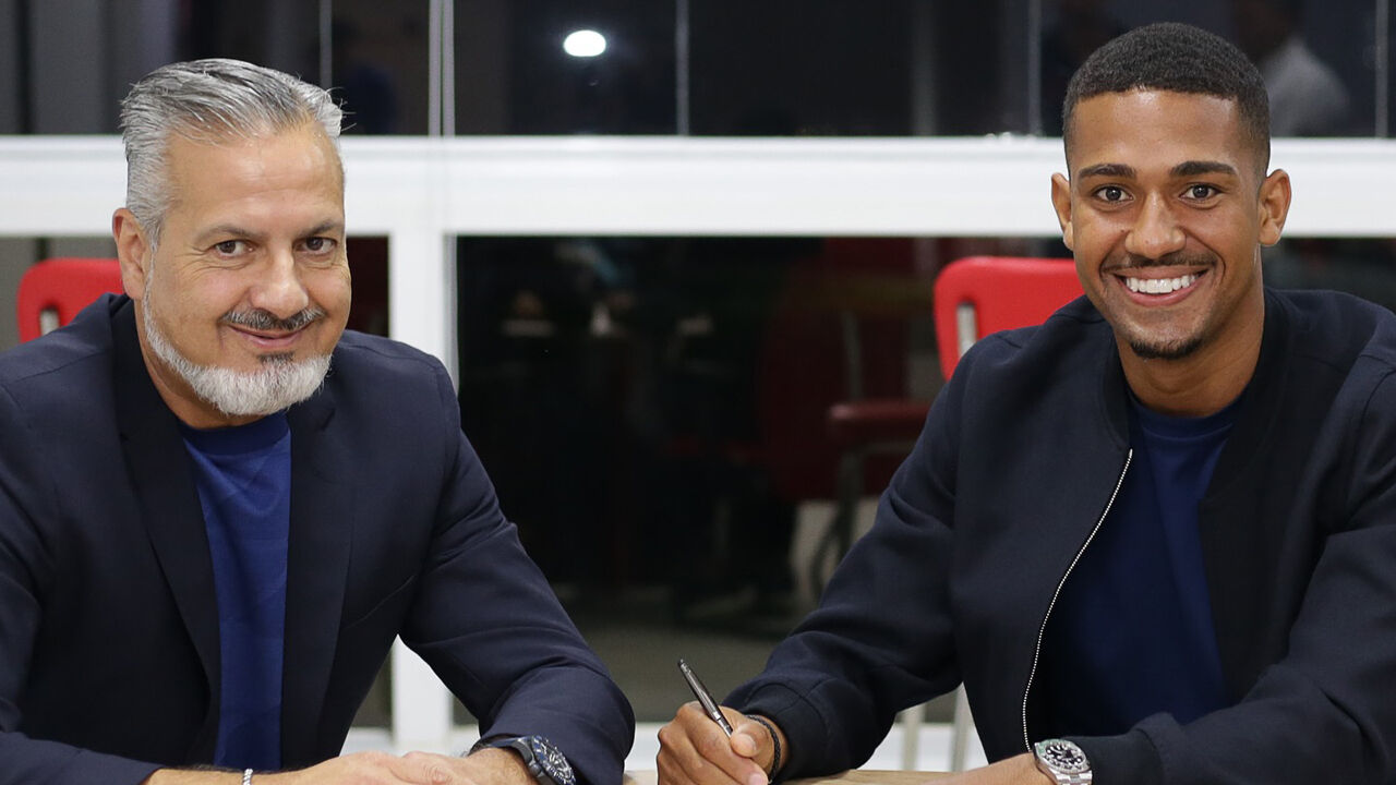 Samuel Lino ao lado de José Boto