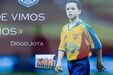 Homenagens a Diogo Jota e André Silva no estádio do Gondomar
