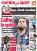 A capa do 'Corriere dello Sport' - Diogo, choque mundial