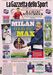 A capa da 'Gazzetta dello Sport' - O futebol está em choque
