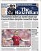 A primeira página do 'The Guardian' - Muitos tributos depois da morte de Diogo Jota, estrela do Liverpool, num acidente de viação