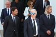 André Villas-Boas e Austin MacPhee, adjunto de Roberto Martínez na Seleção Nacional, à saída da Igreja Matriz de Gondomar