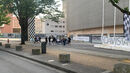 Adeptos do Boavista protestam por explicações junto ao estádio do Bessa.
