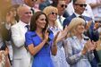 Kate Middleton e outras figuras assistem à final de Wimbledon.
